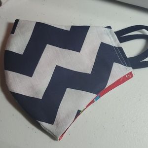 Chevron and Hawaiian Turtle Face Mask